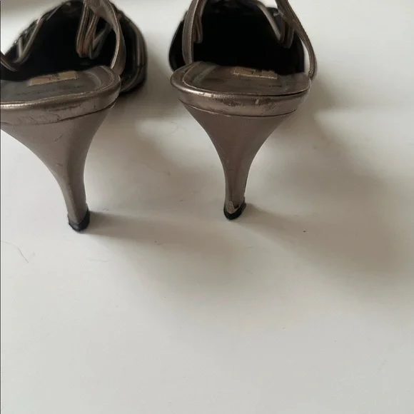 Amalfi Black and Silver Heels - Picture 5 of 9